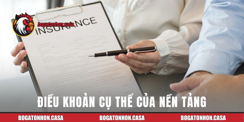 Điều khoản cụ thể của nền tảng